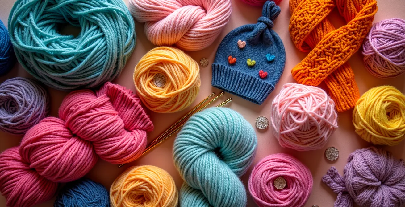 Des accessoires tricotés ou brodés colorés et rapides à créer, prêts en moins de 48 heures, posés élégamment