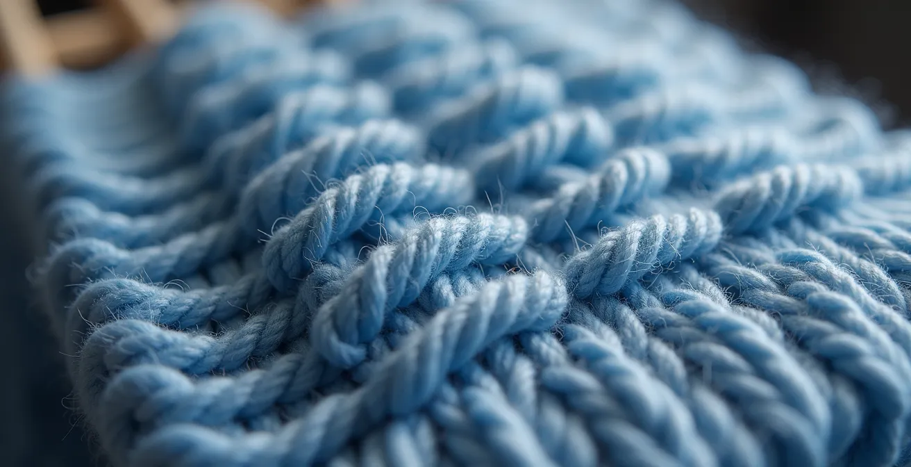 Schéma détaillé montrant le placement des rangs raccourcis pour créer du volume à la poitrine, avec les points d'enroulement et les étapes de construction